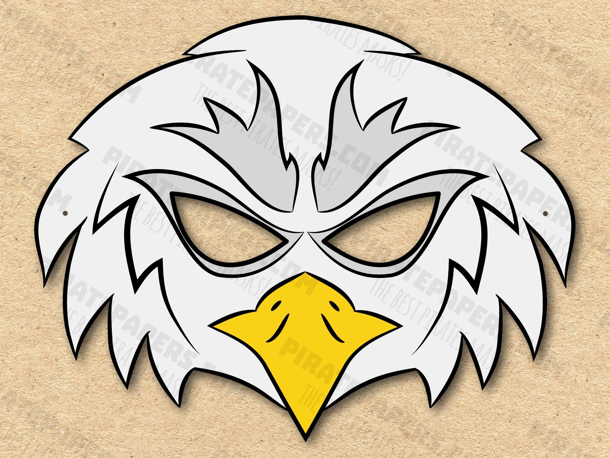 Printable Bird Mask Etsy