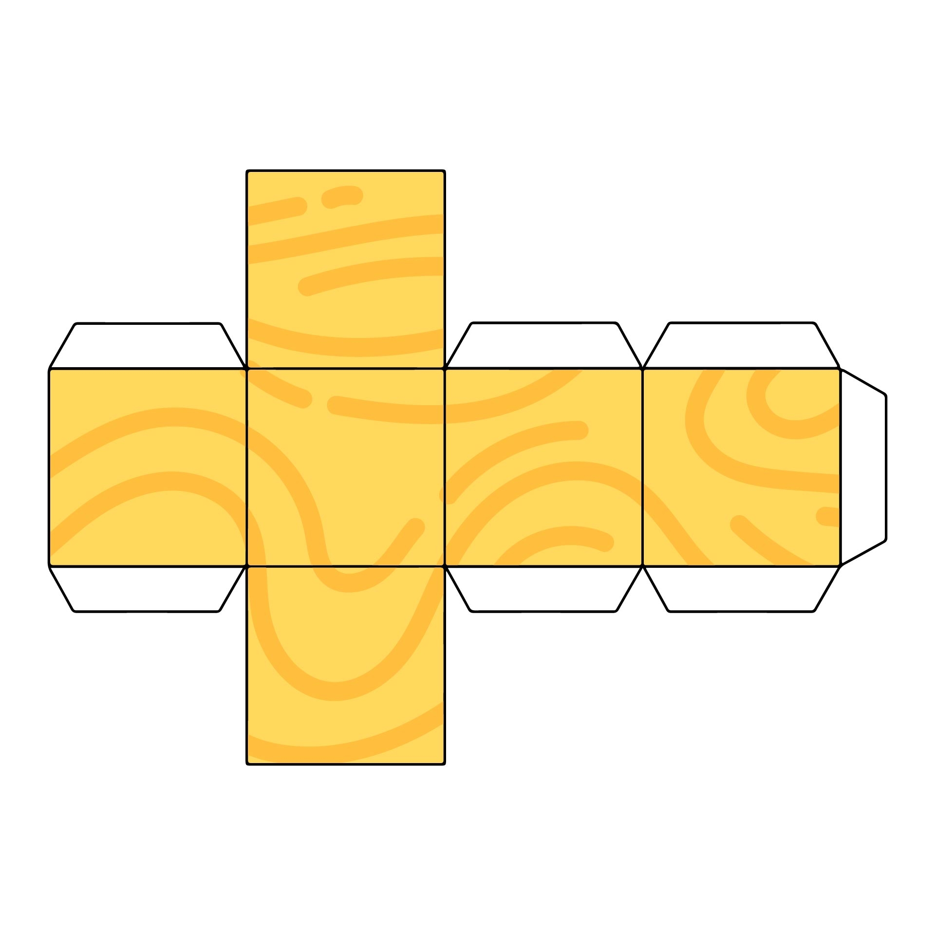 Printable Dice Template Blank