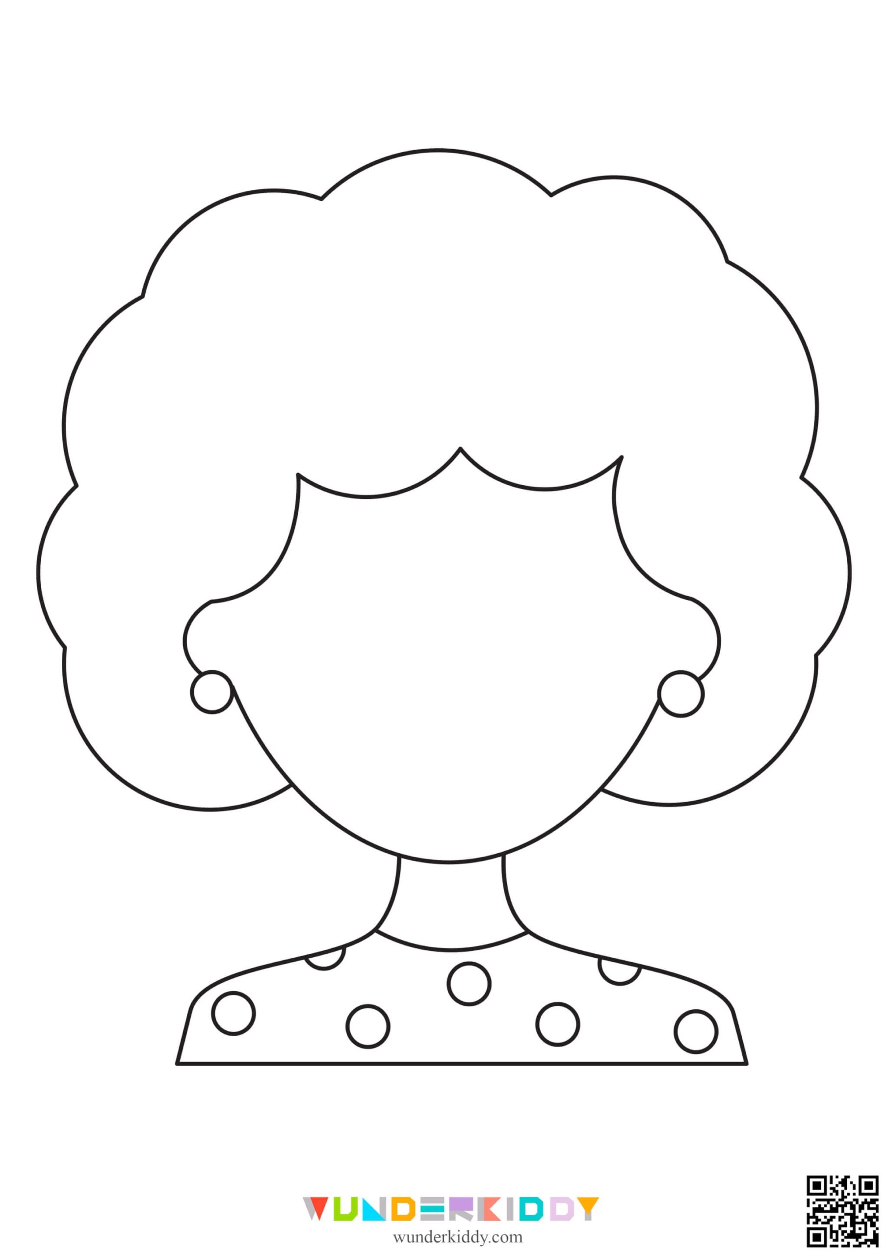 Printable Blank Face Template