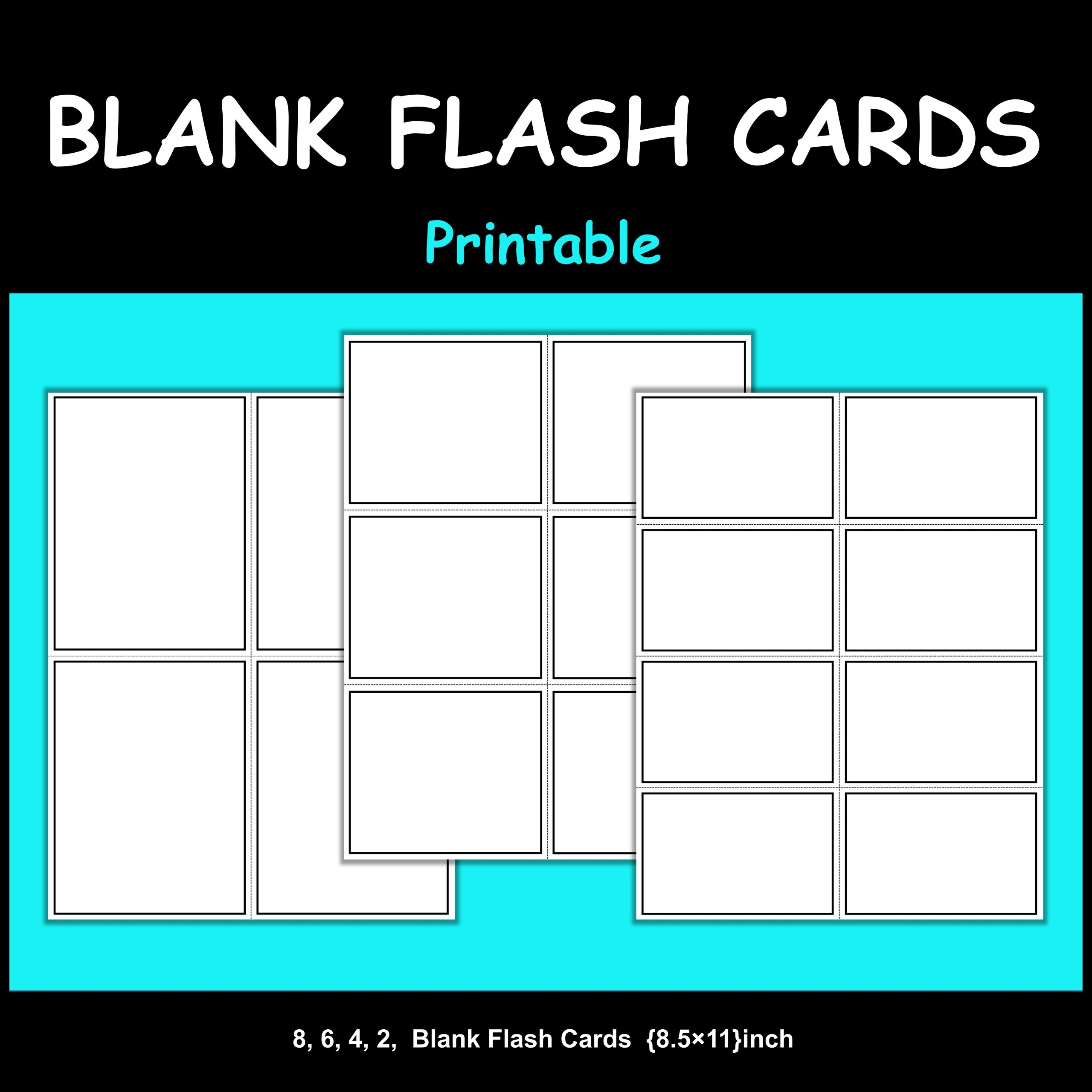 Free Flash Card Templates Printable