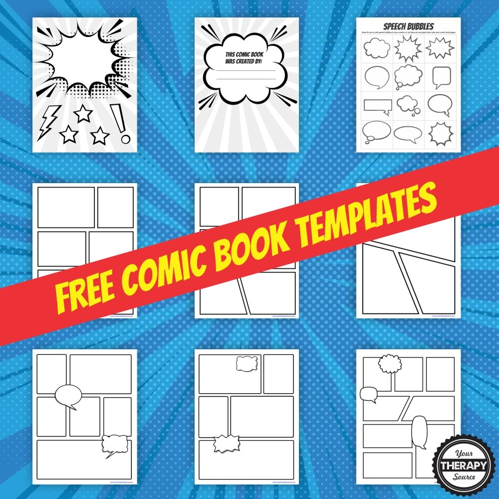 Blank Cartoon Template Printable
