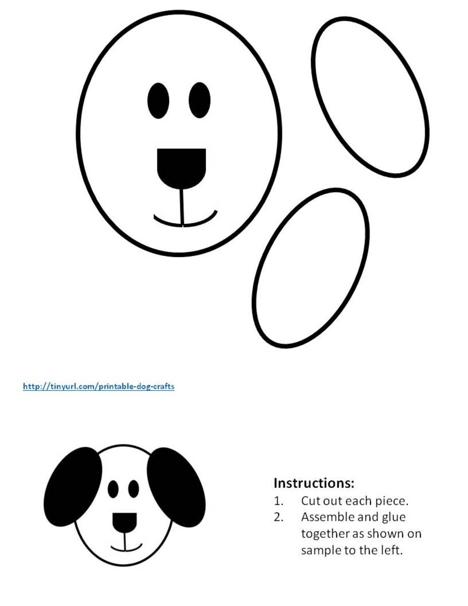 Free Printable Dog Template