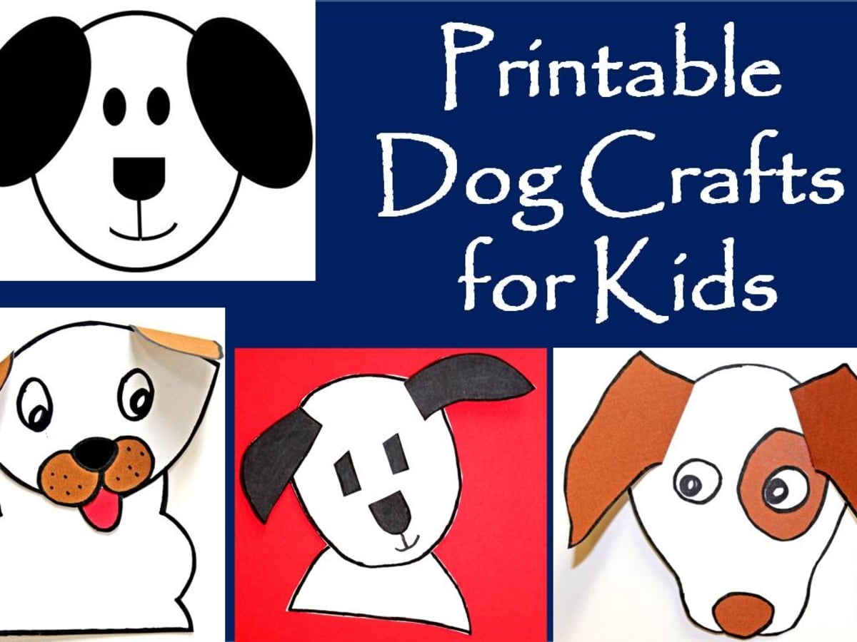 Printable Dog Patterns With Simple Shapes For Kids Crafts HubPages