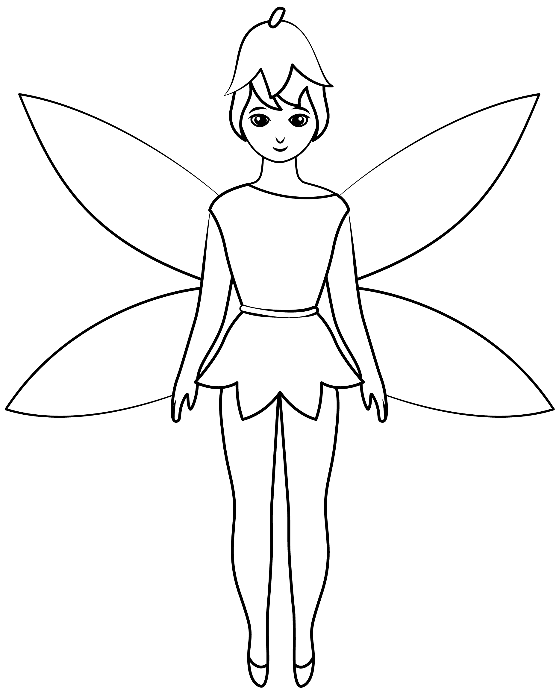 Free Printable Fairy Template