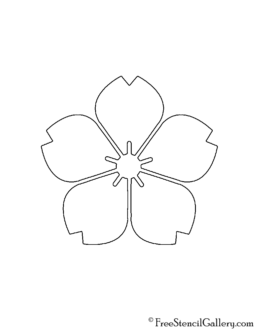 Printable Flower Stencil Templates Printable Party Favors