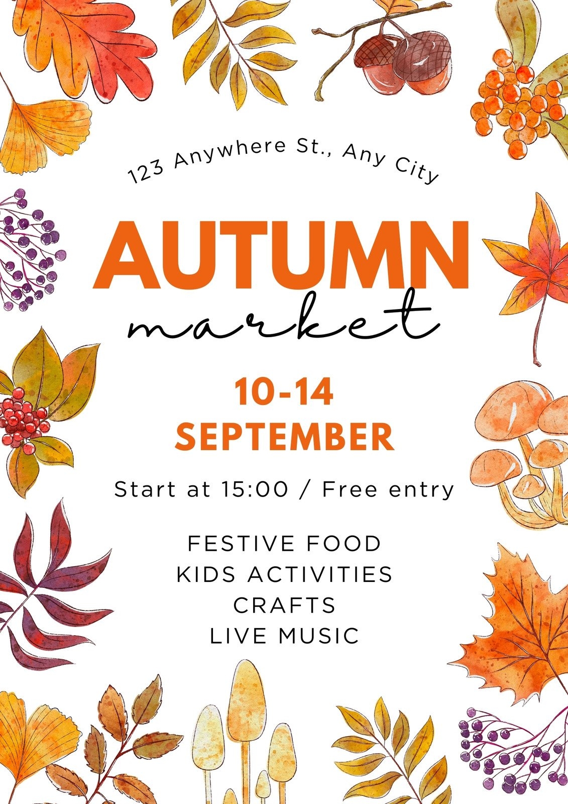 Printable Flyer Templates Free