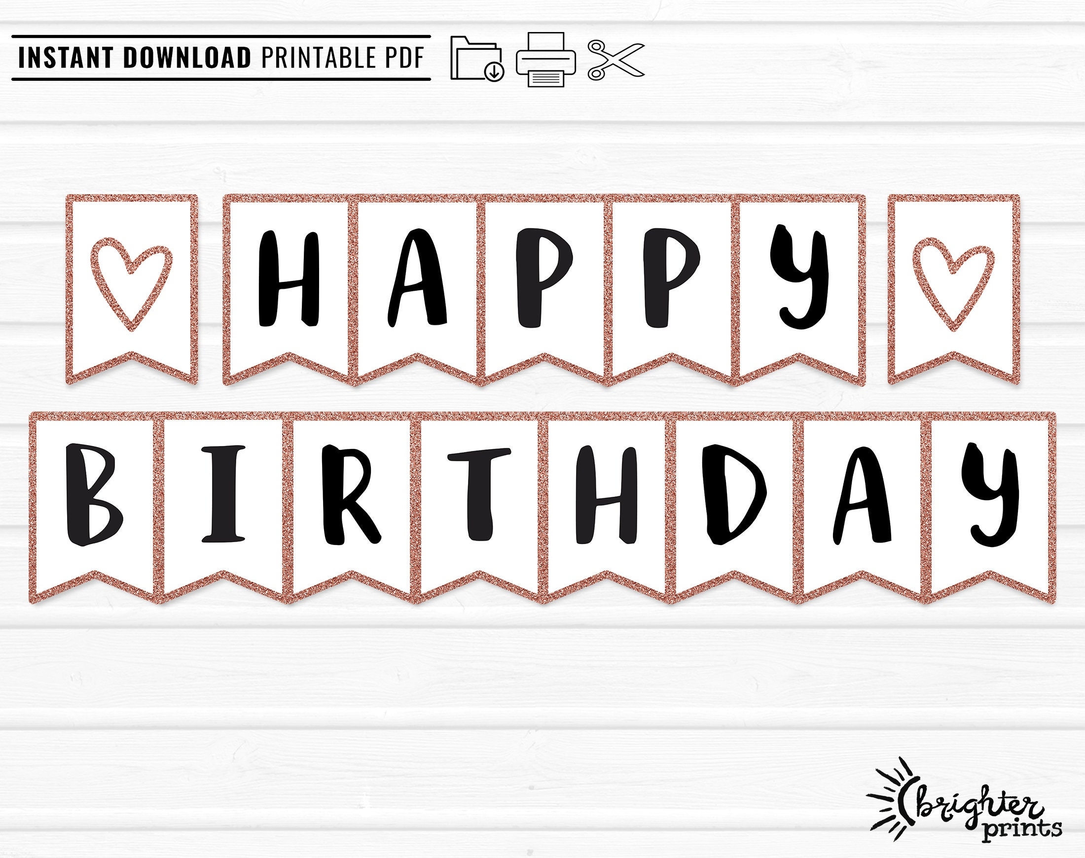 Free Printable Birthday Banner