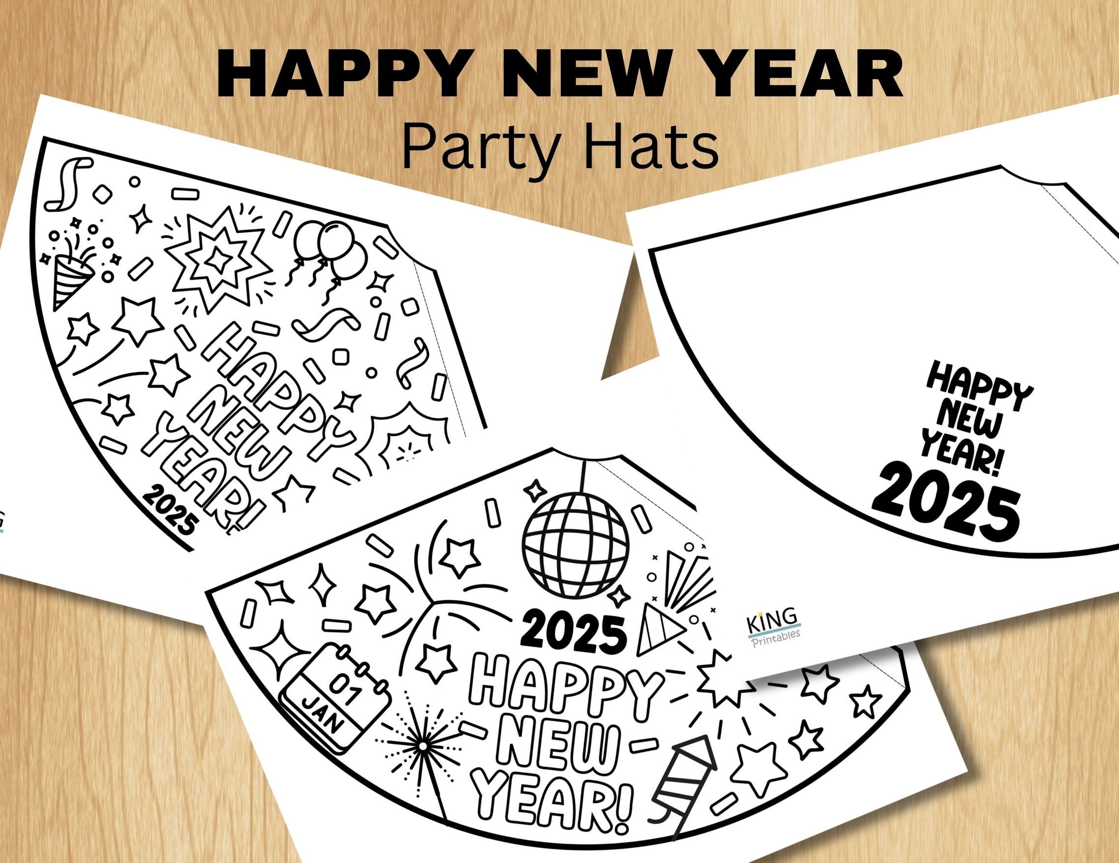Free Printable New Years Hat Template