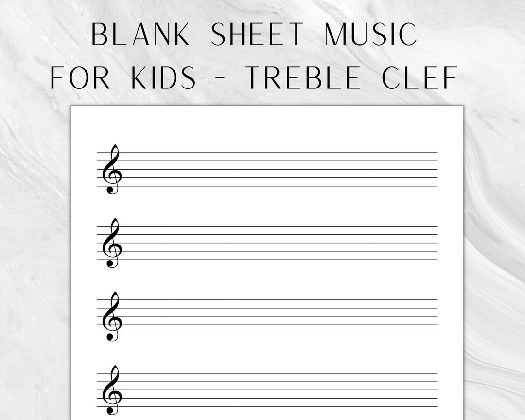 Free Printable Blank Sheet Music Paper