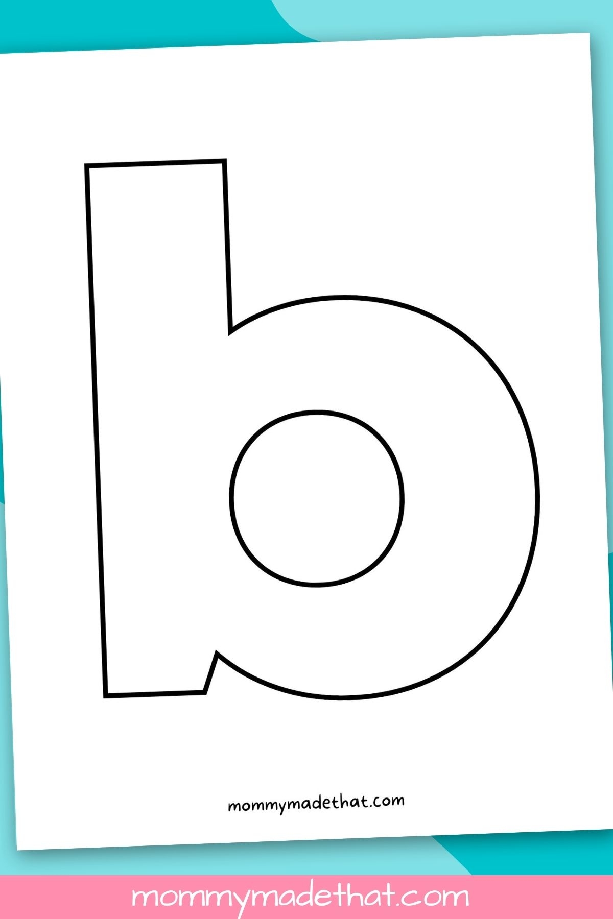 Free Printable Letter B Template