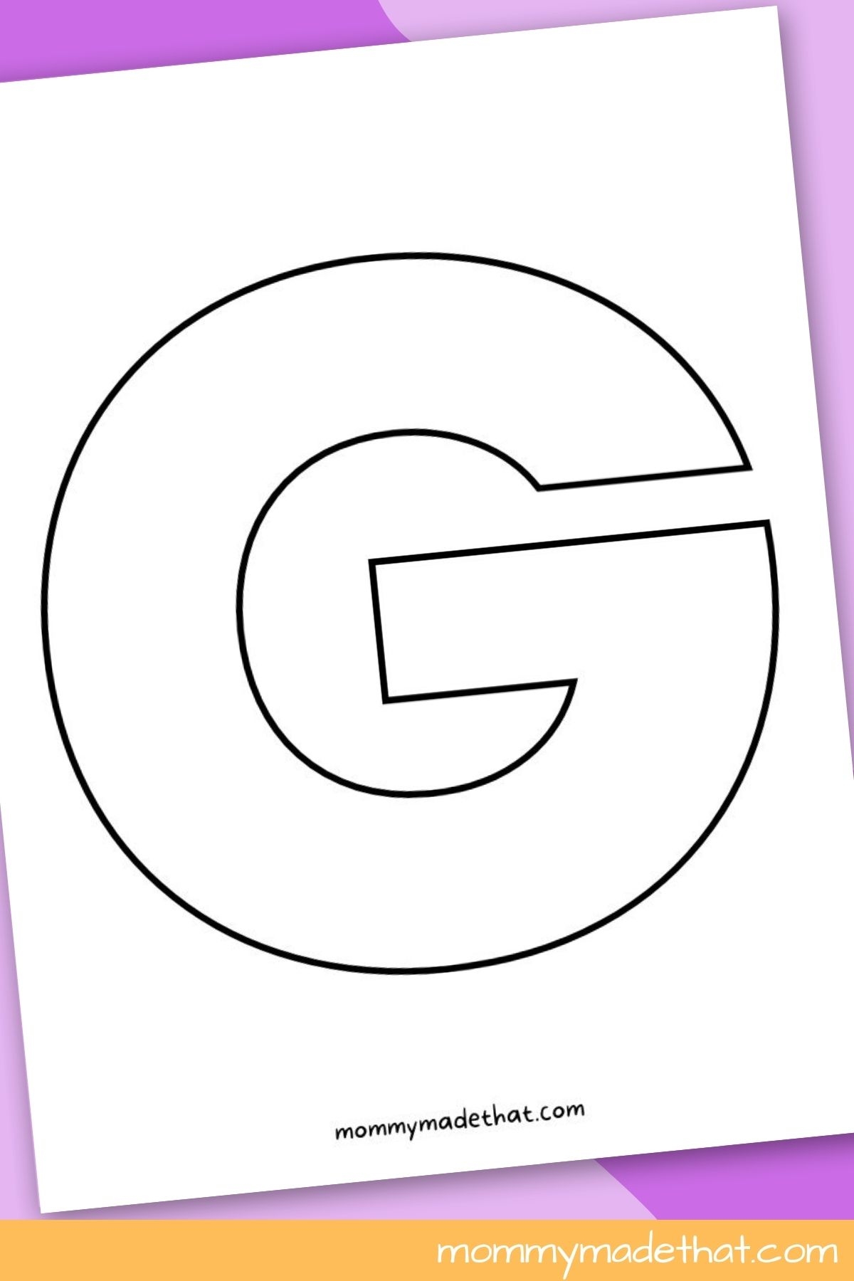 Printable Letter G Free Templates U0026 Outlines 
