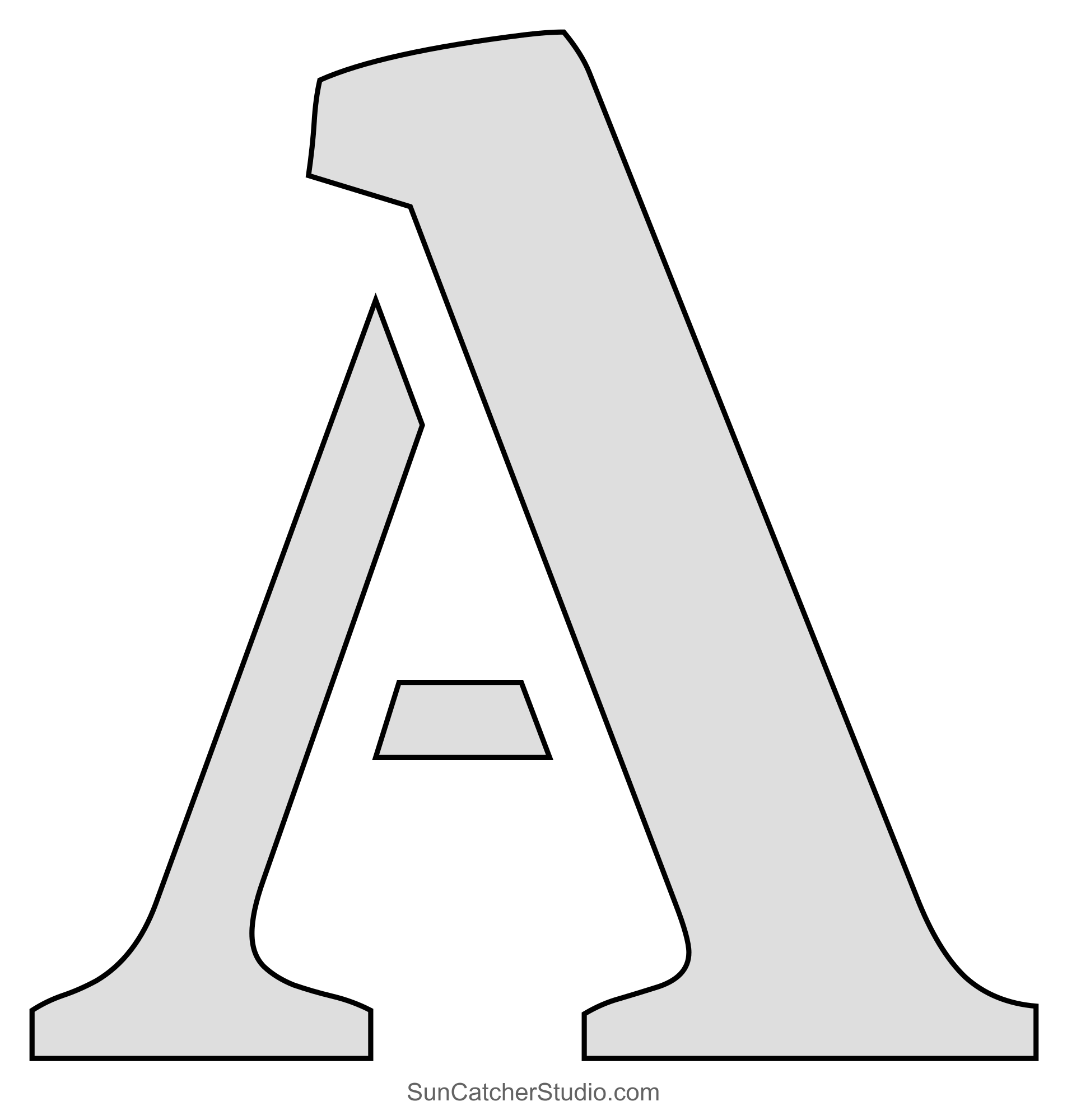 Printable Stencils Free Alphabet Font And Letter Templates Free Printables Monograms Design Tools Patterns U0026 DIY Projects