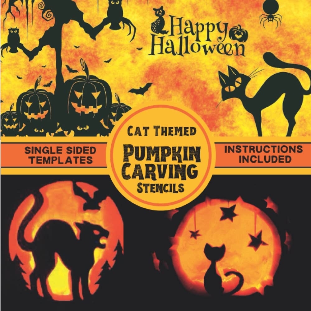 Free Pumpkin Carving Templates Printable Cat