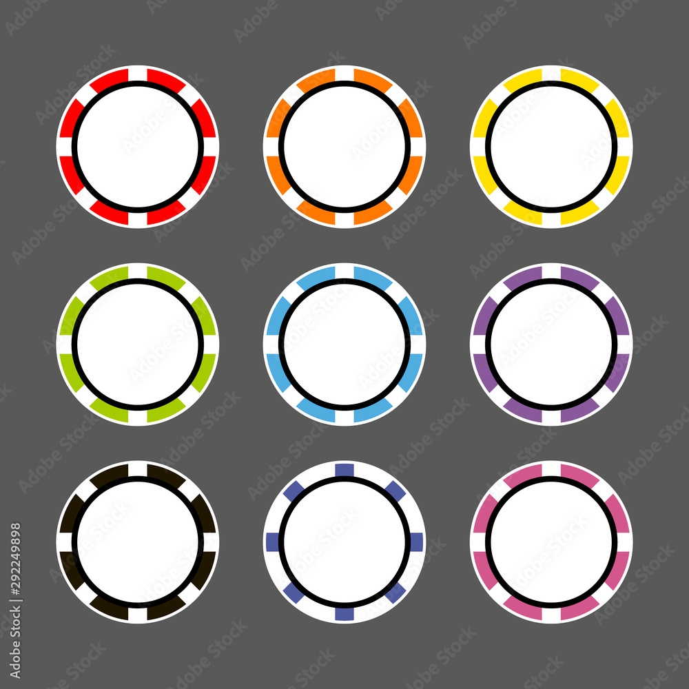Free Printable Poker Chip Template