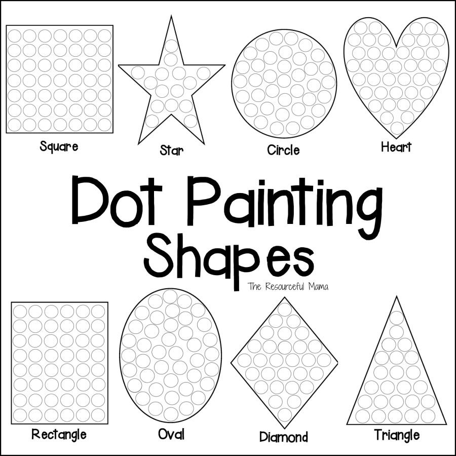 Free Dot Painting Printables