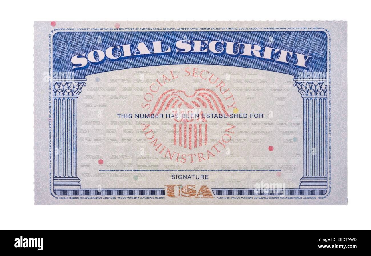 Free Printable Social Security Card Template