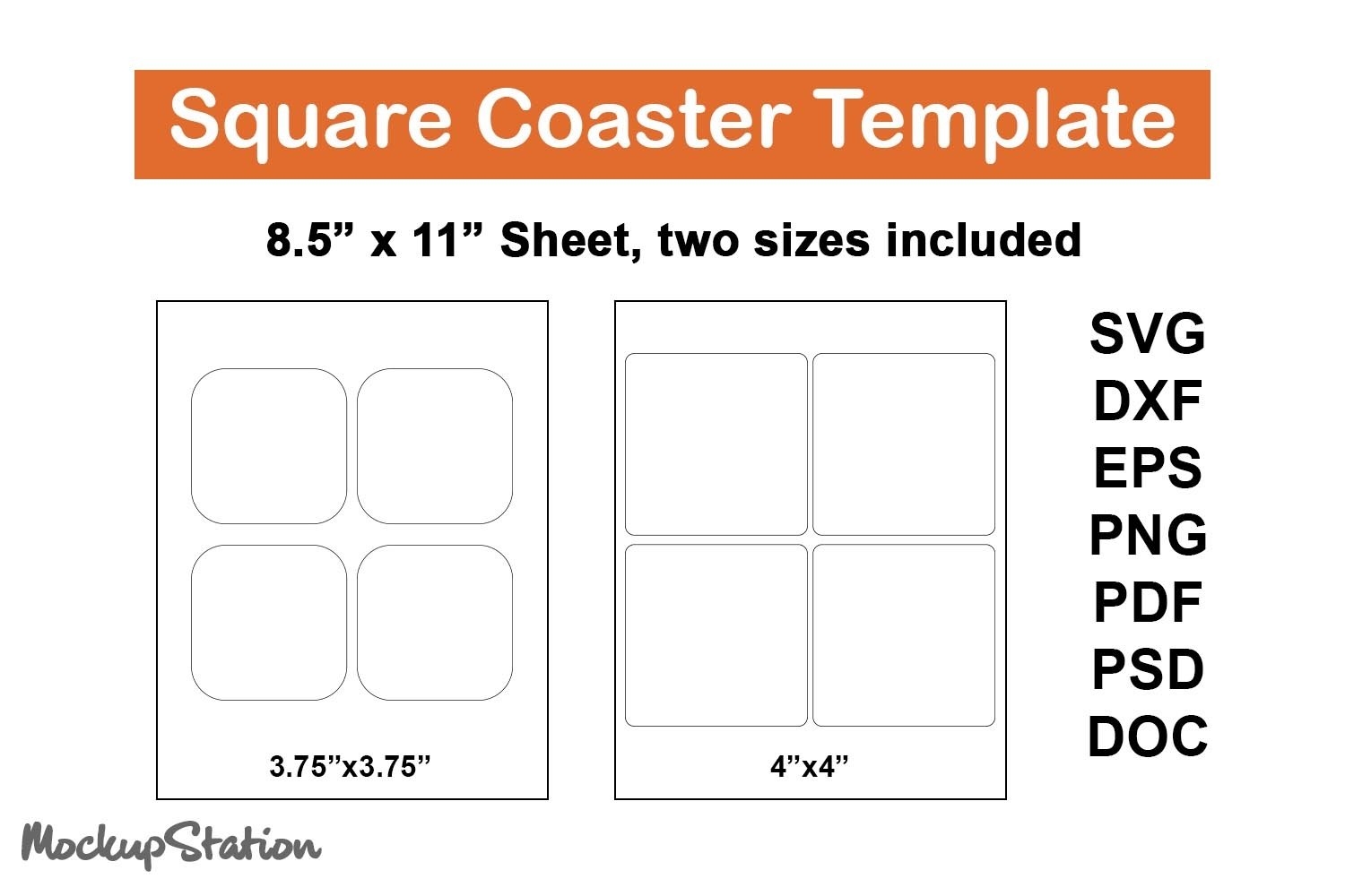 Free Printable Coaster Templates