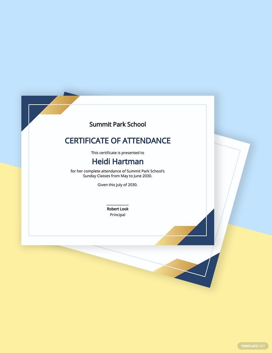 Sunday School Student Certificate Template In Pages InDesign PSD Word Publisher Illustrator Google Docs PDF Download Template