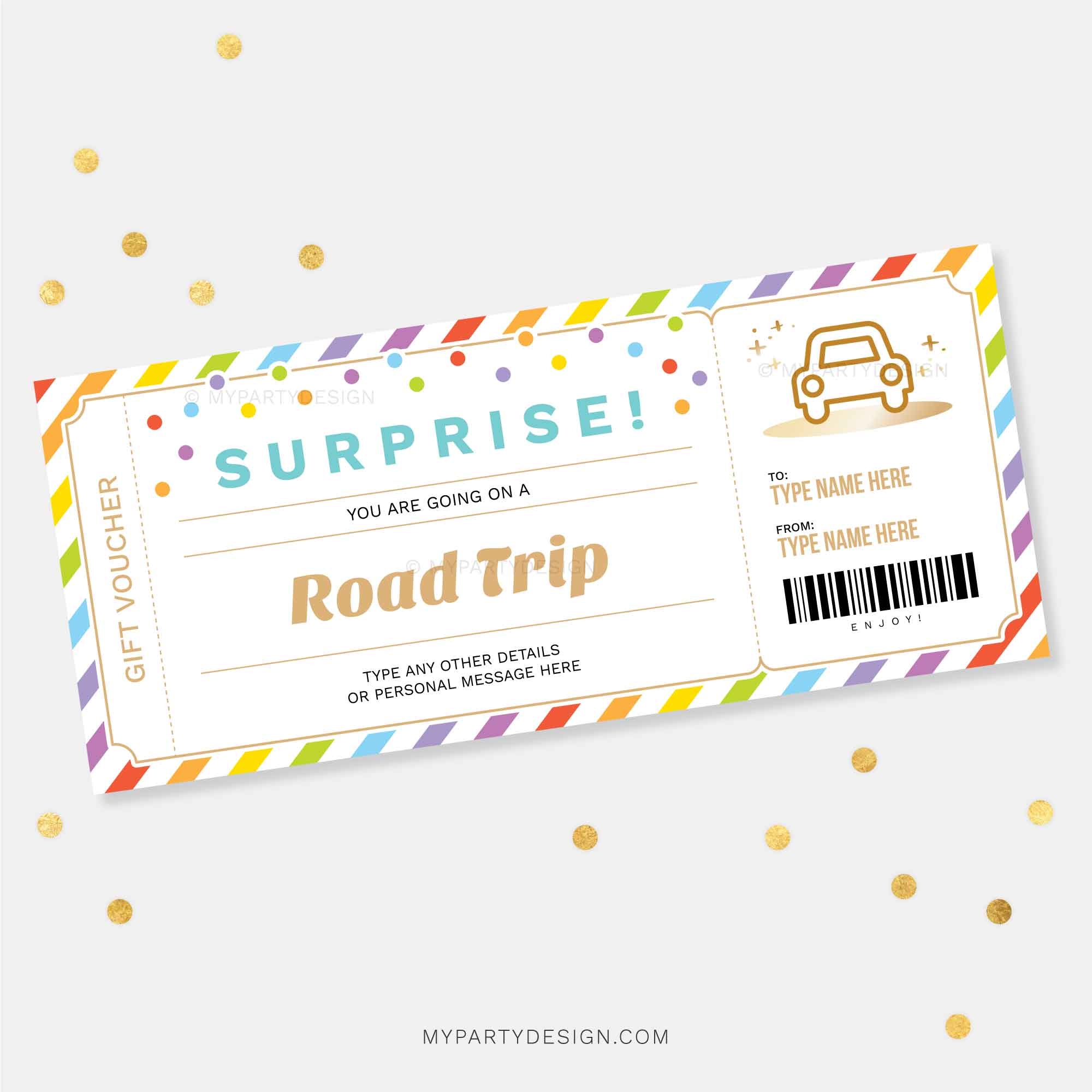 Free Printable Travel Voucher Template