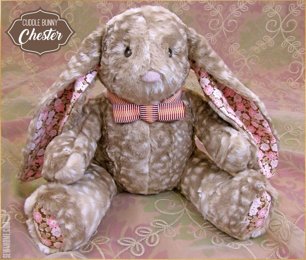Sweet Soft Stuffable Bunnies Sew4Home