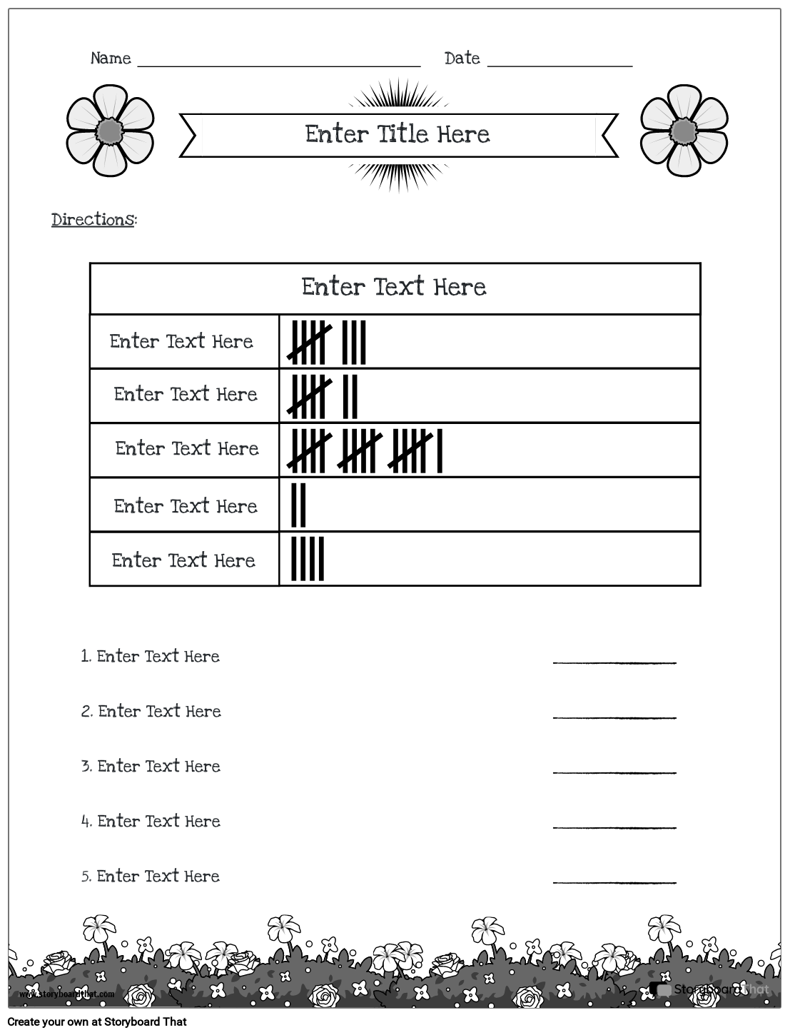 Tally Chart Maker Free Templates Customization In 2025