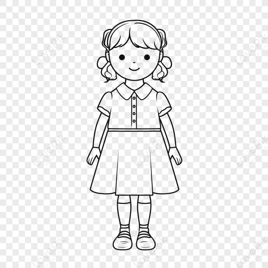 Teacher Girl Coloring Page Free Templates In Printable Sss Outline Sketch Drawing Vector PNG Hd Transparent Image And Clipart Image For Free Download Lovepik 380535734