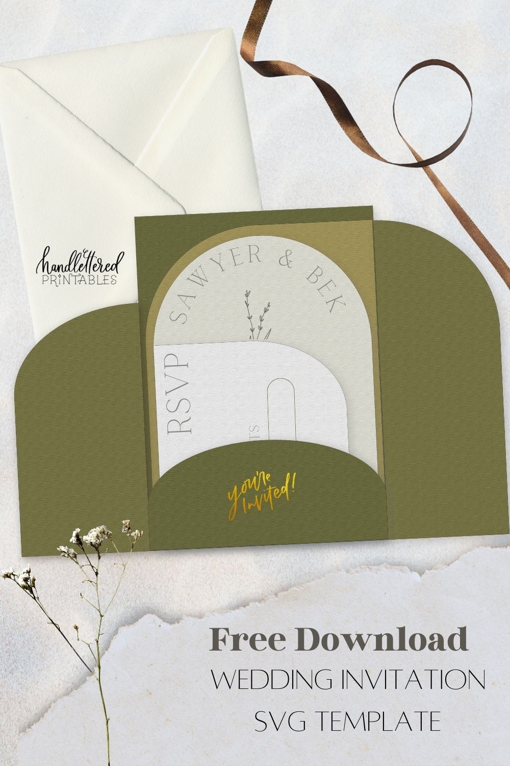 Free Printable Monogram Wedding Invitation Templates
