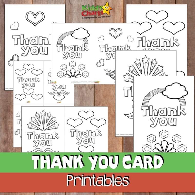Thank You Card Template Printable Free
