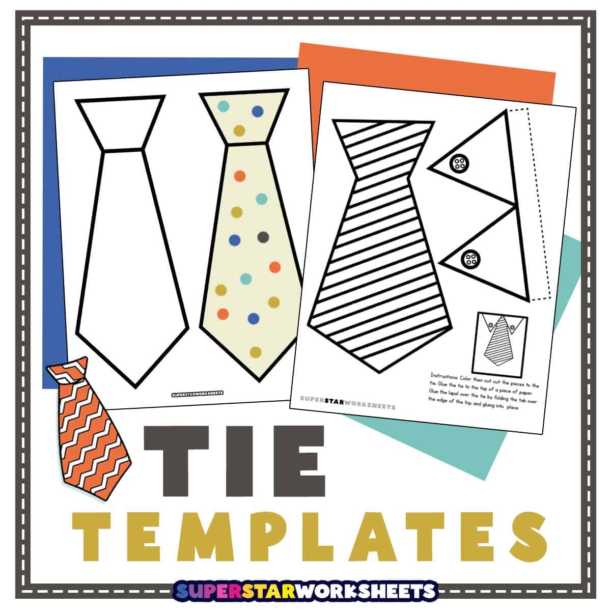 Printable Tie Template Free