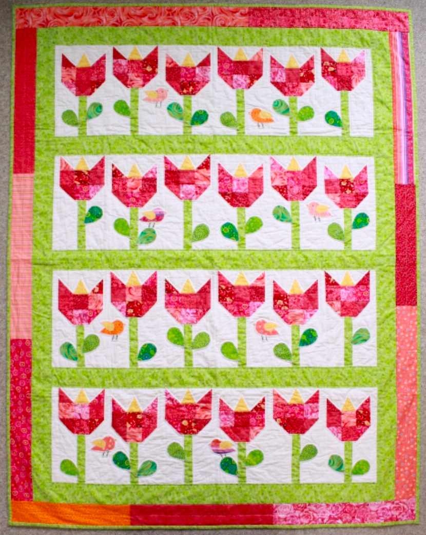 Free Printable Tulip Quilt Templates