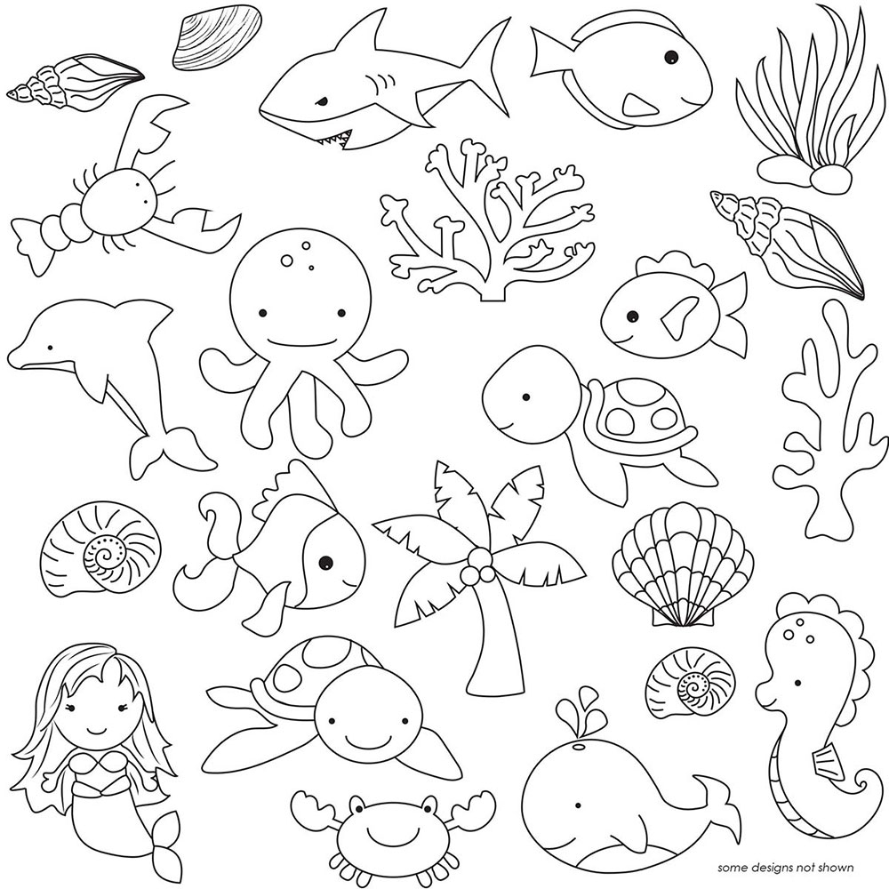 Under The Sea Pattern Sheets By Autumn Carpenter