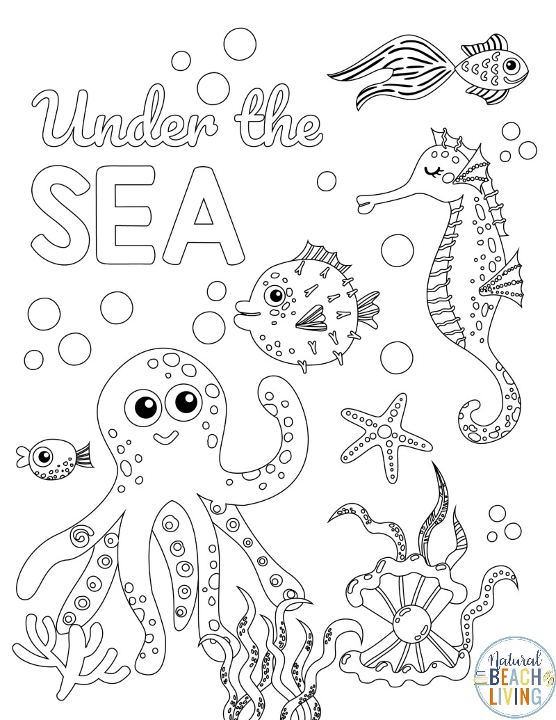 Free Printable Under The Sea Templates