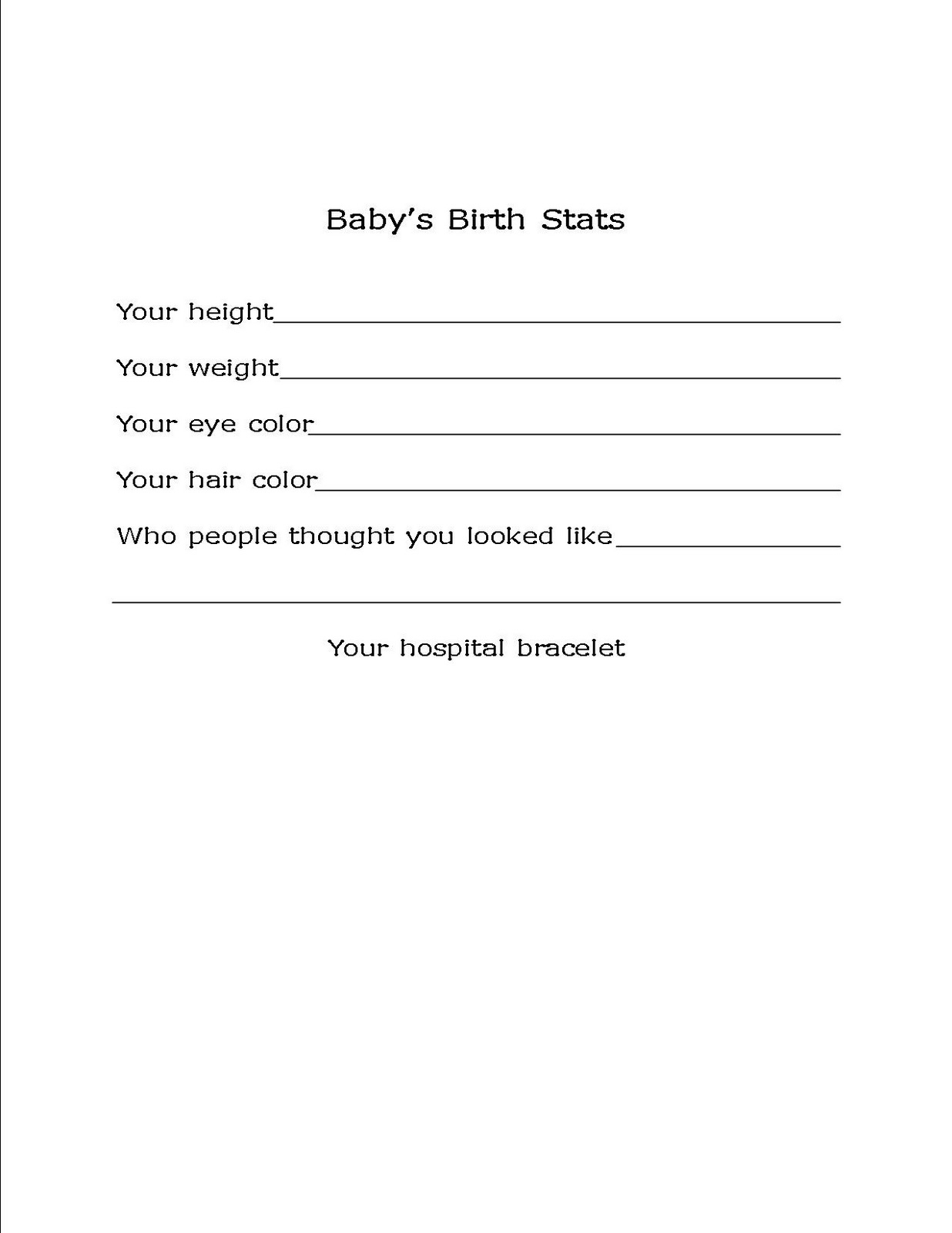 UPDATE Our Homemade Baby Book With Free Printables Bare Feet 