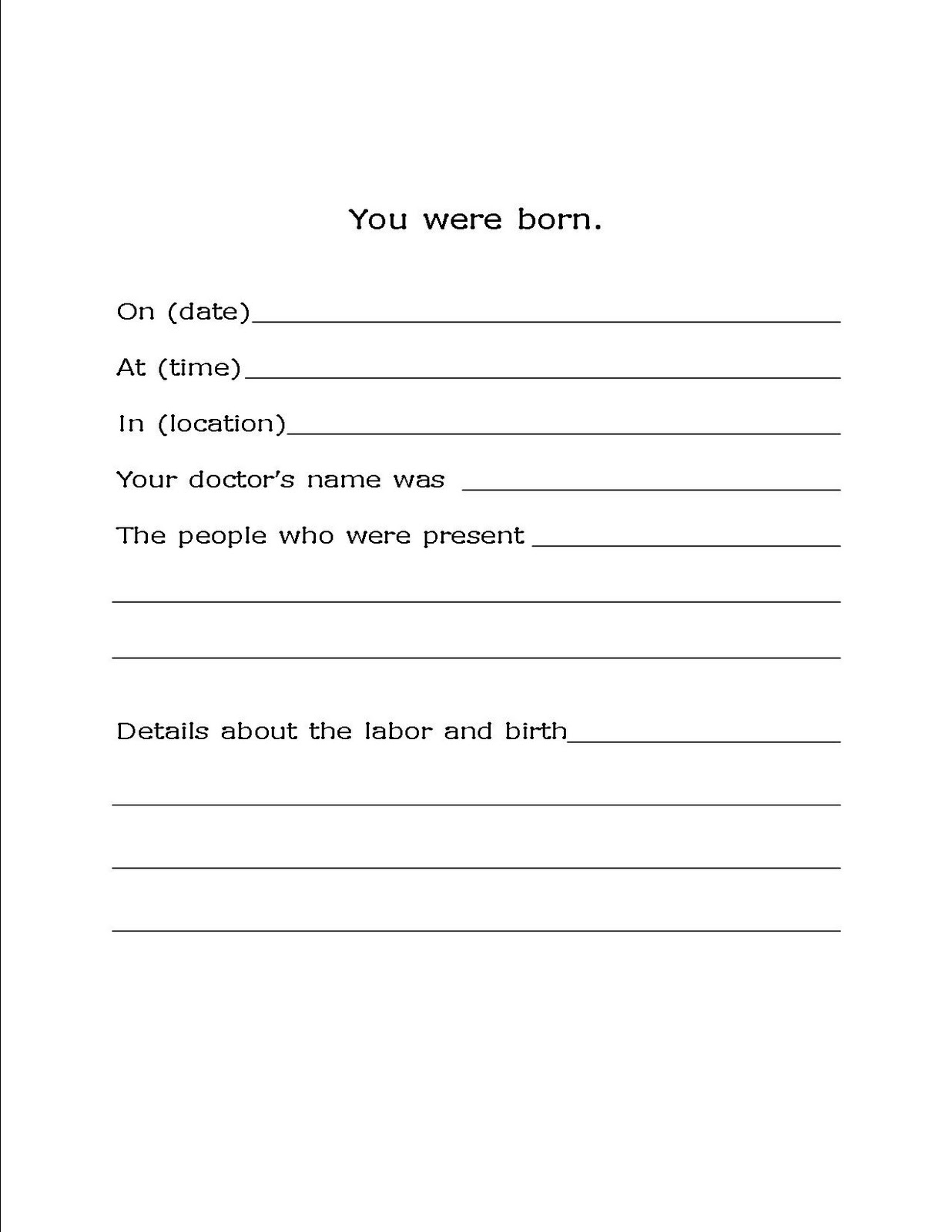 UPDATE Our Homemade Baby Book With Free Printables Bare Feet 