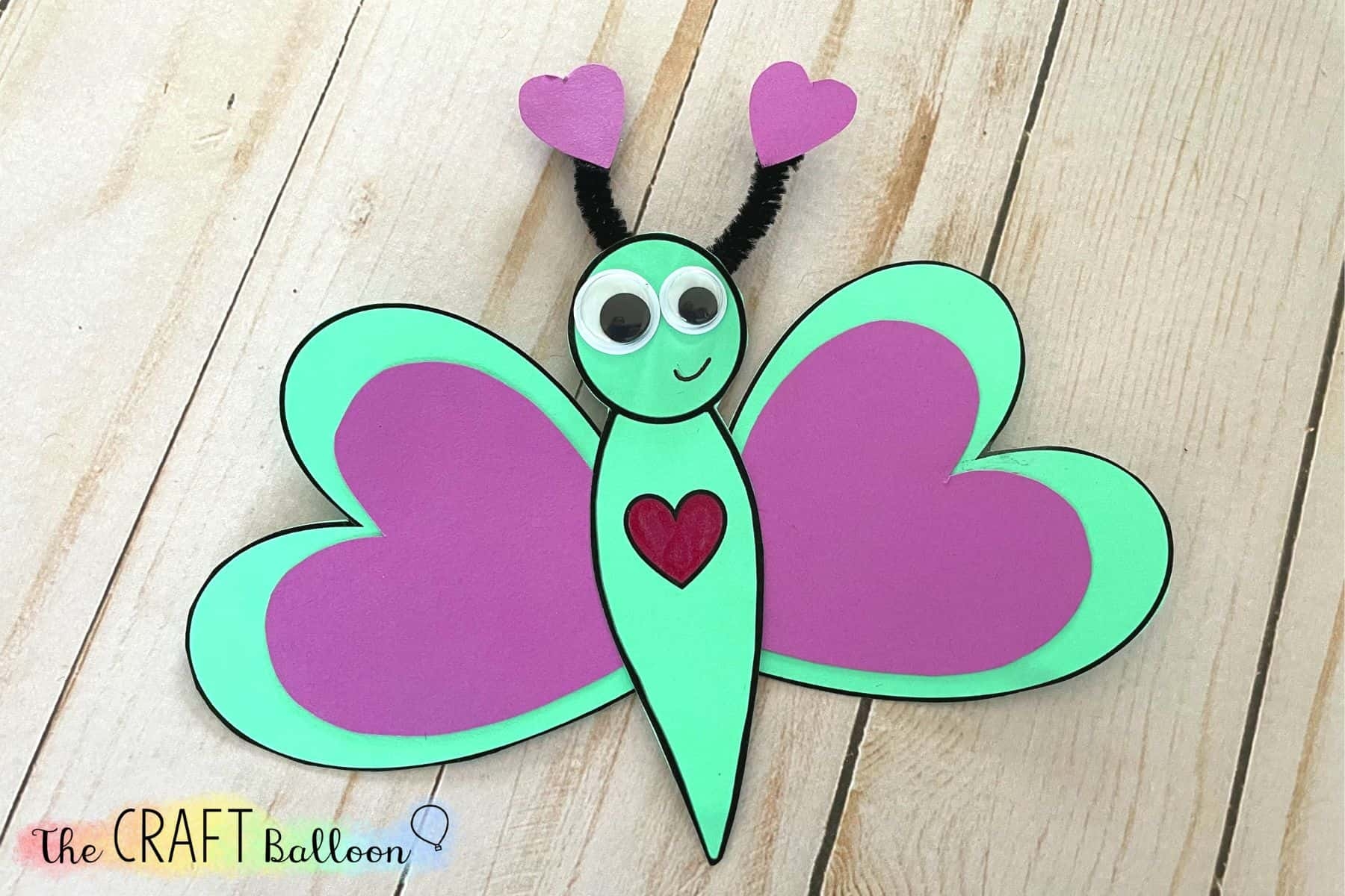 Free Printable Love Bug Craft Template