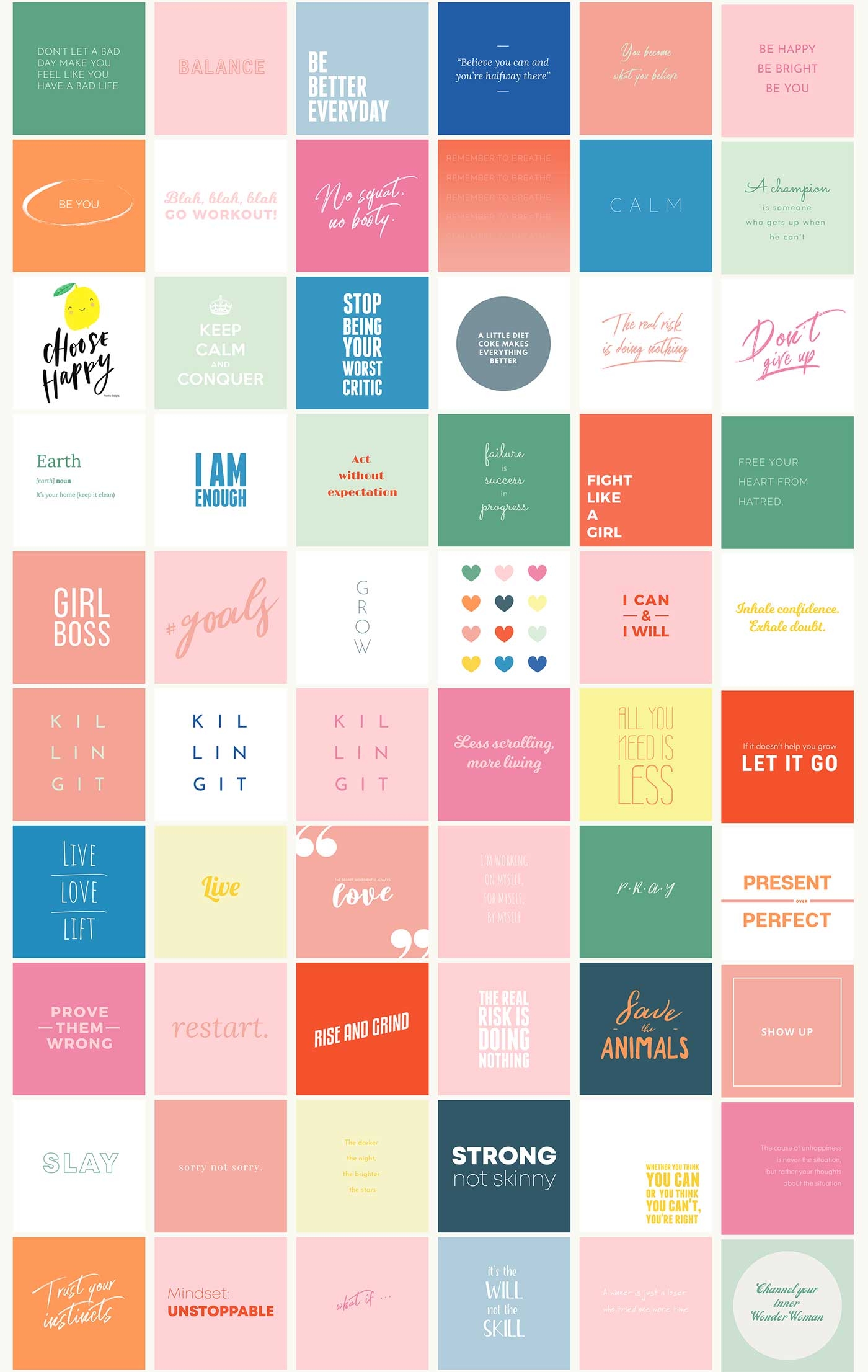 Vision Board Clip Art Printable Free