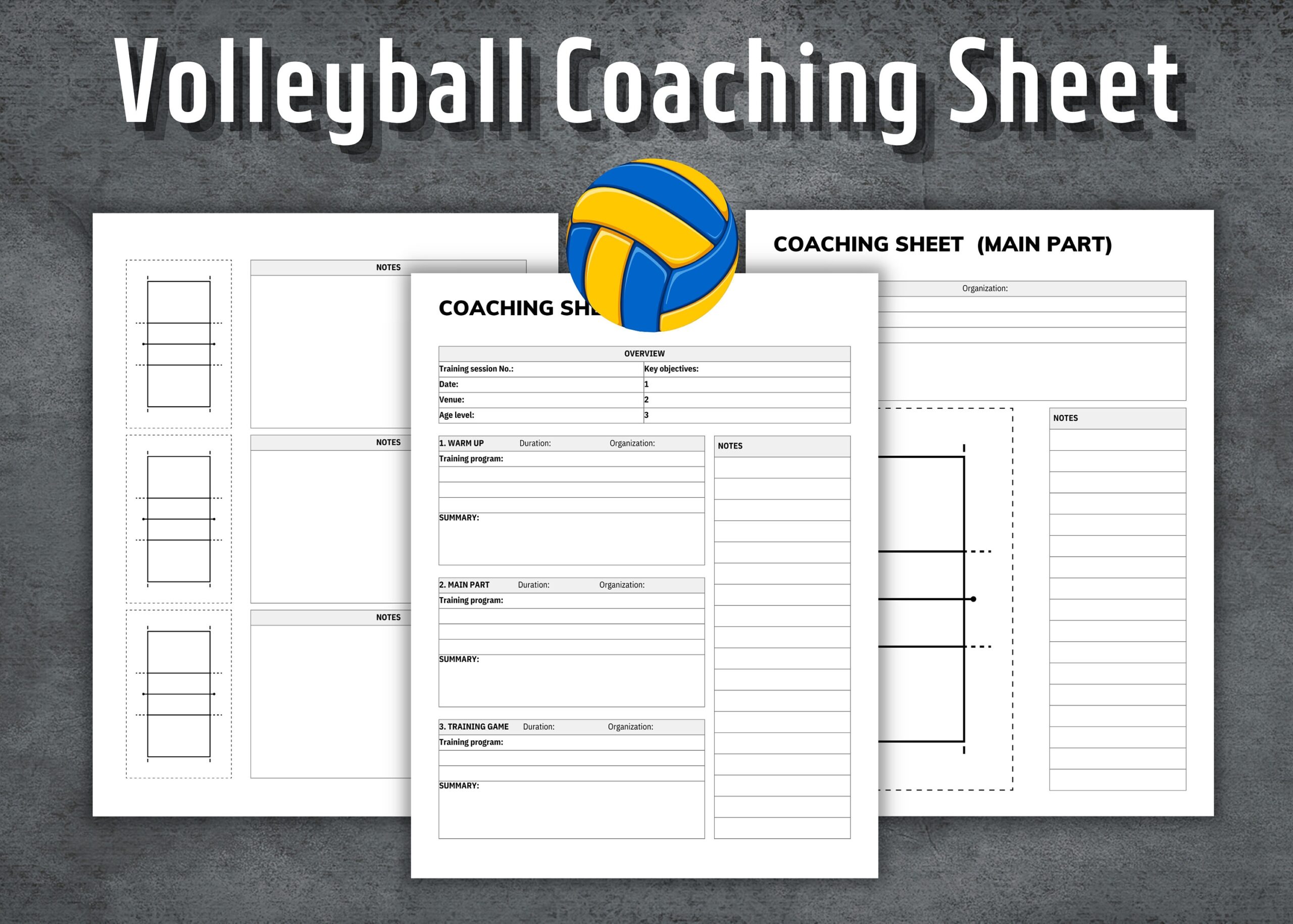 Free Printable Volleyball Practice Plan Template