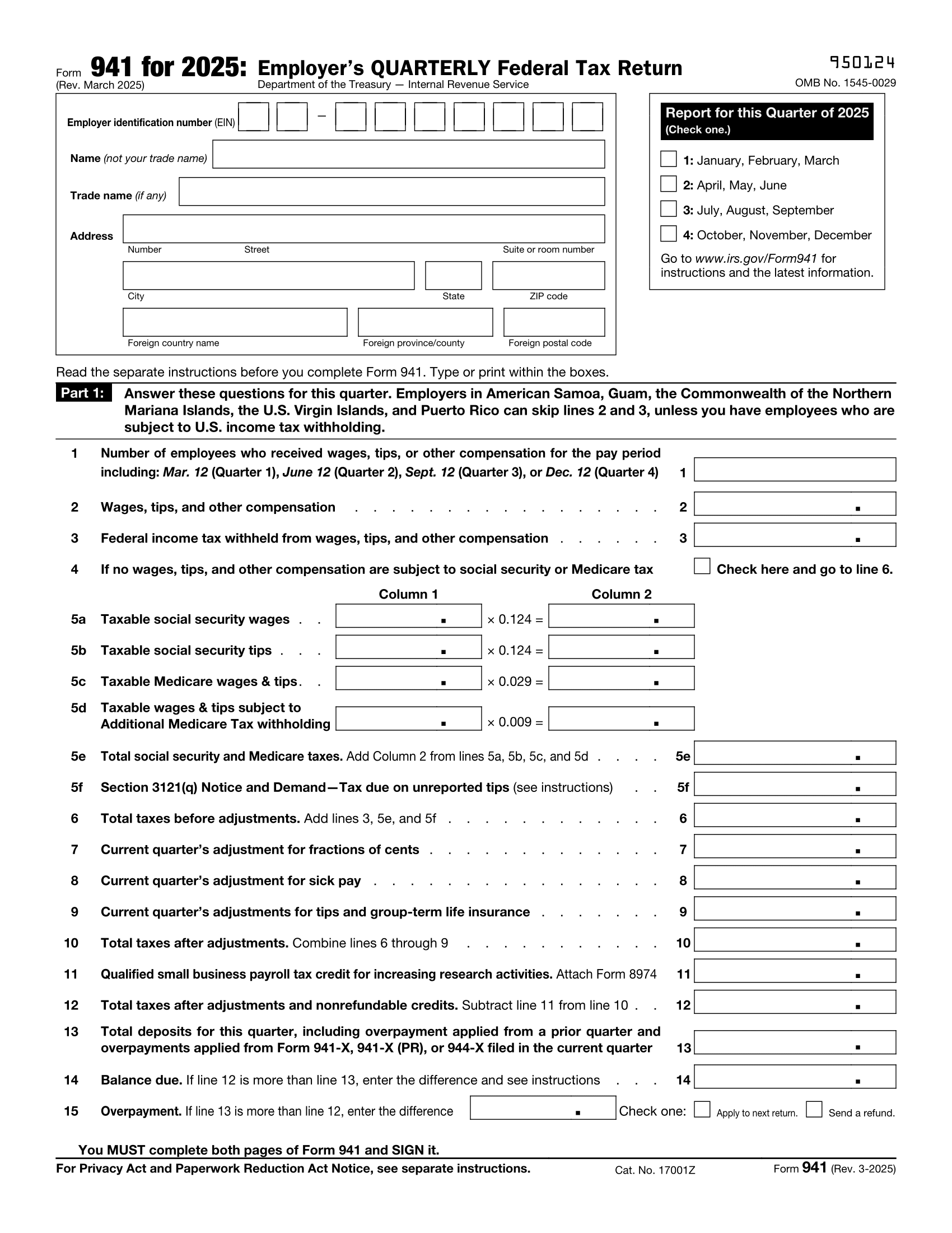 Blank Printable W 9 Form Free