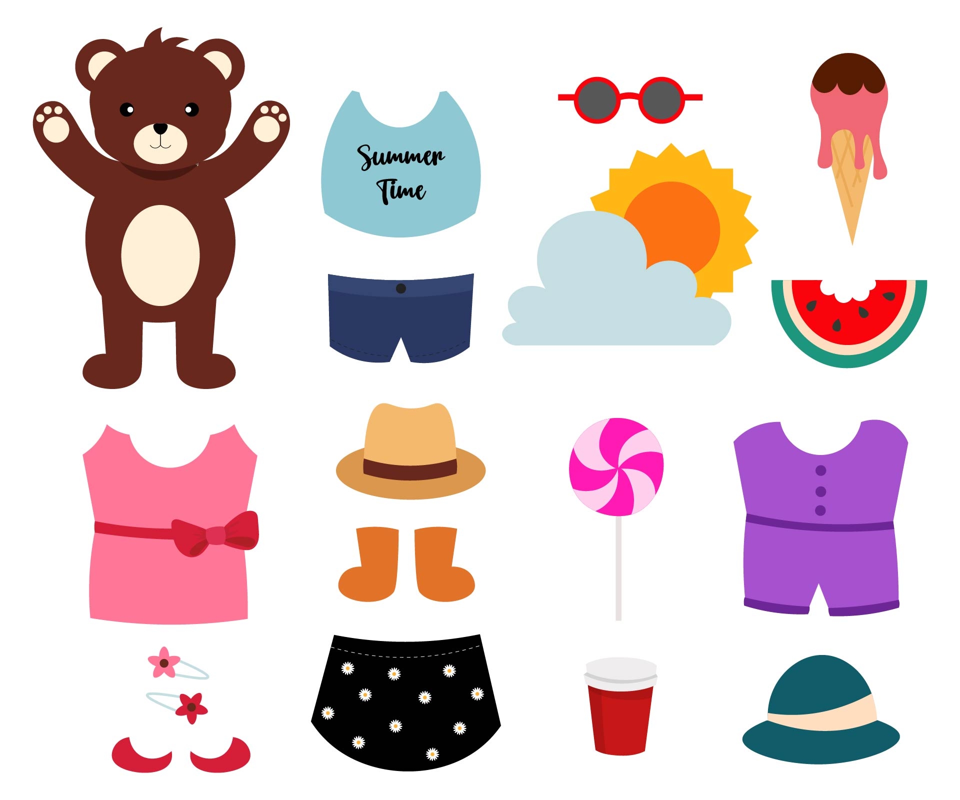 Free Printable Weather Bear Template