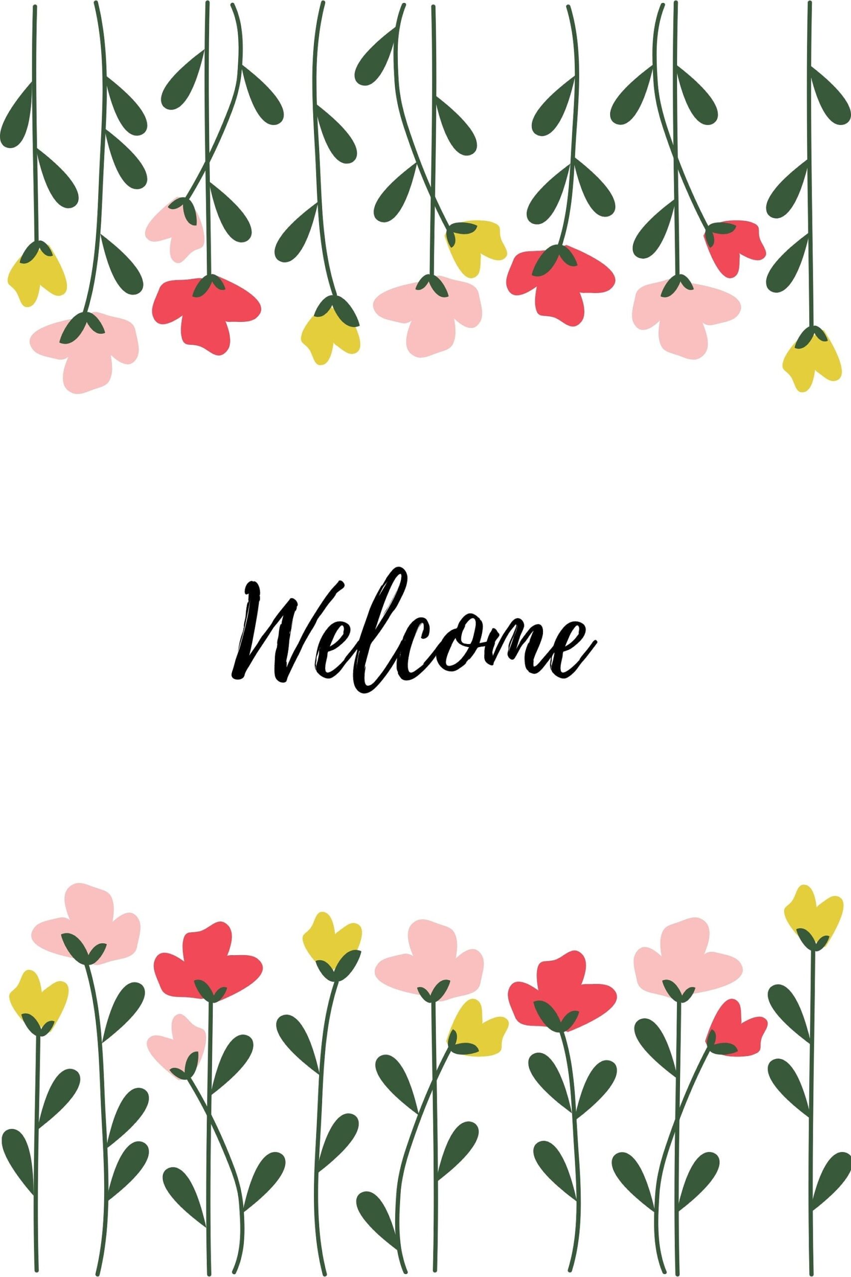 Welcome Sign Printable Etsy