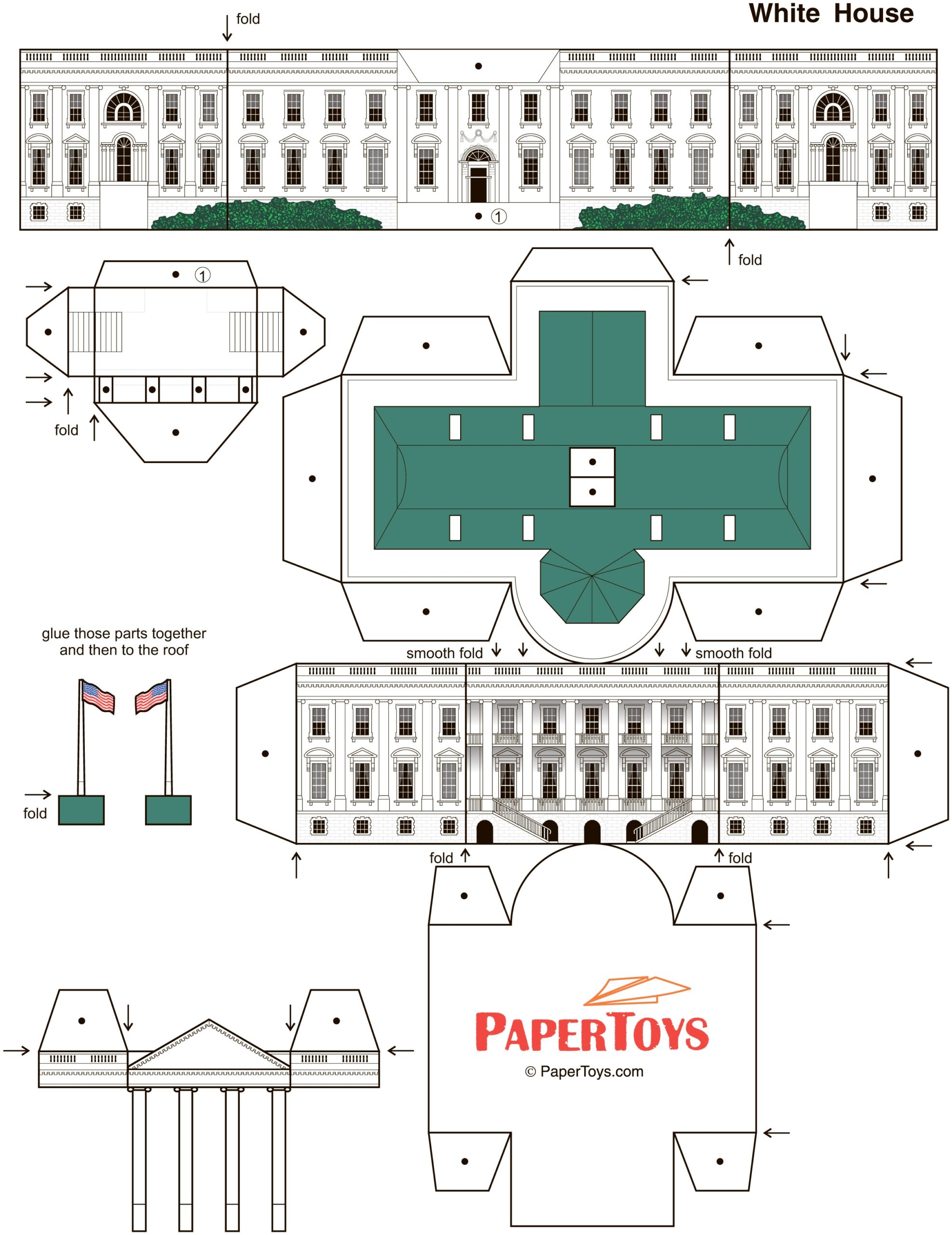 Free Printable Building Cut Out Template