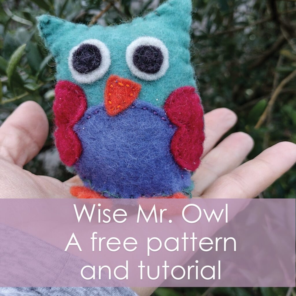 Wise Mr Owl A Free Pattern Muse Of The Morning Hand Dyed Embroidery Floss U0026 Fabric PDF Embroidery Patterns