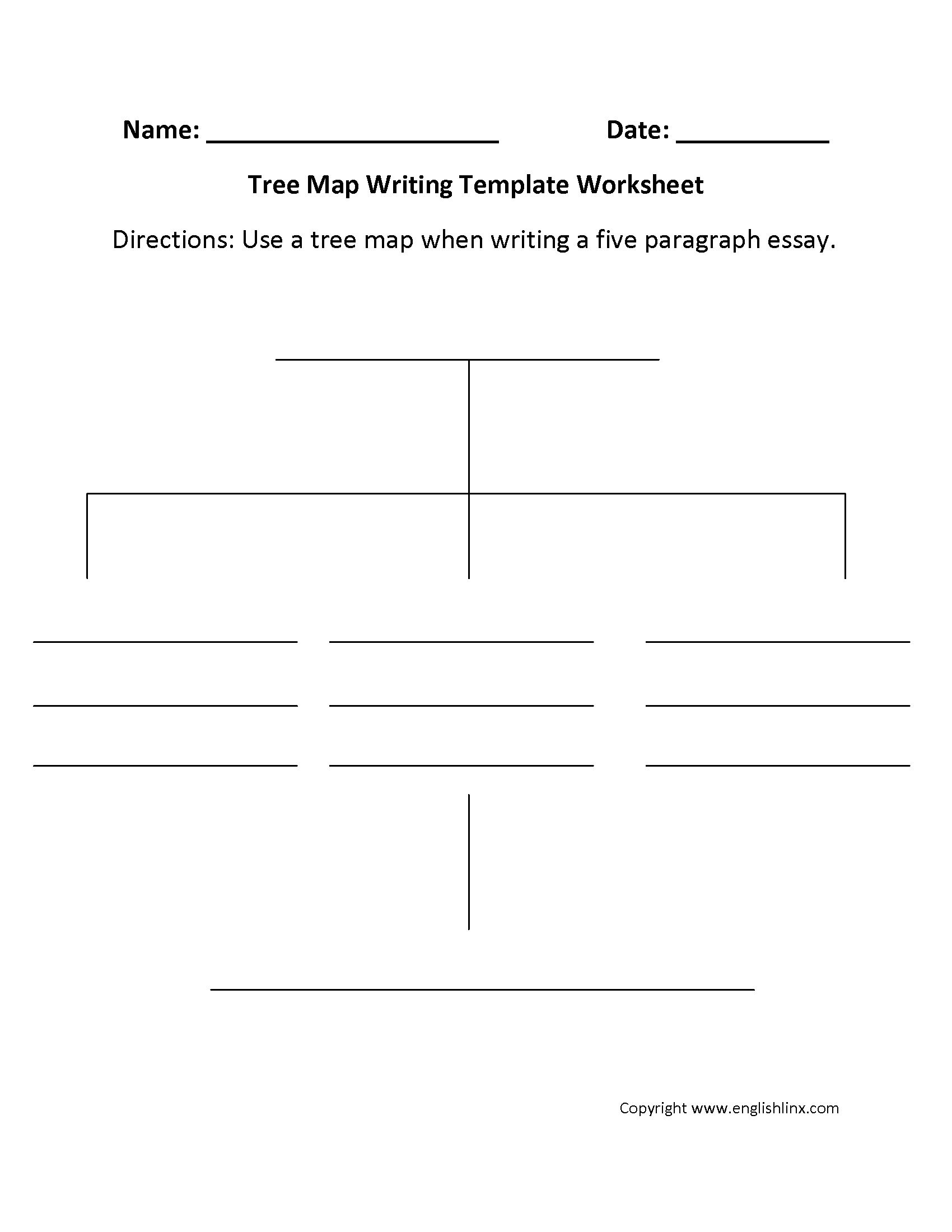 Free Tree Map Template Printable