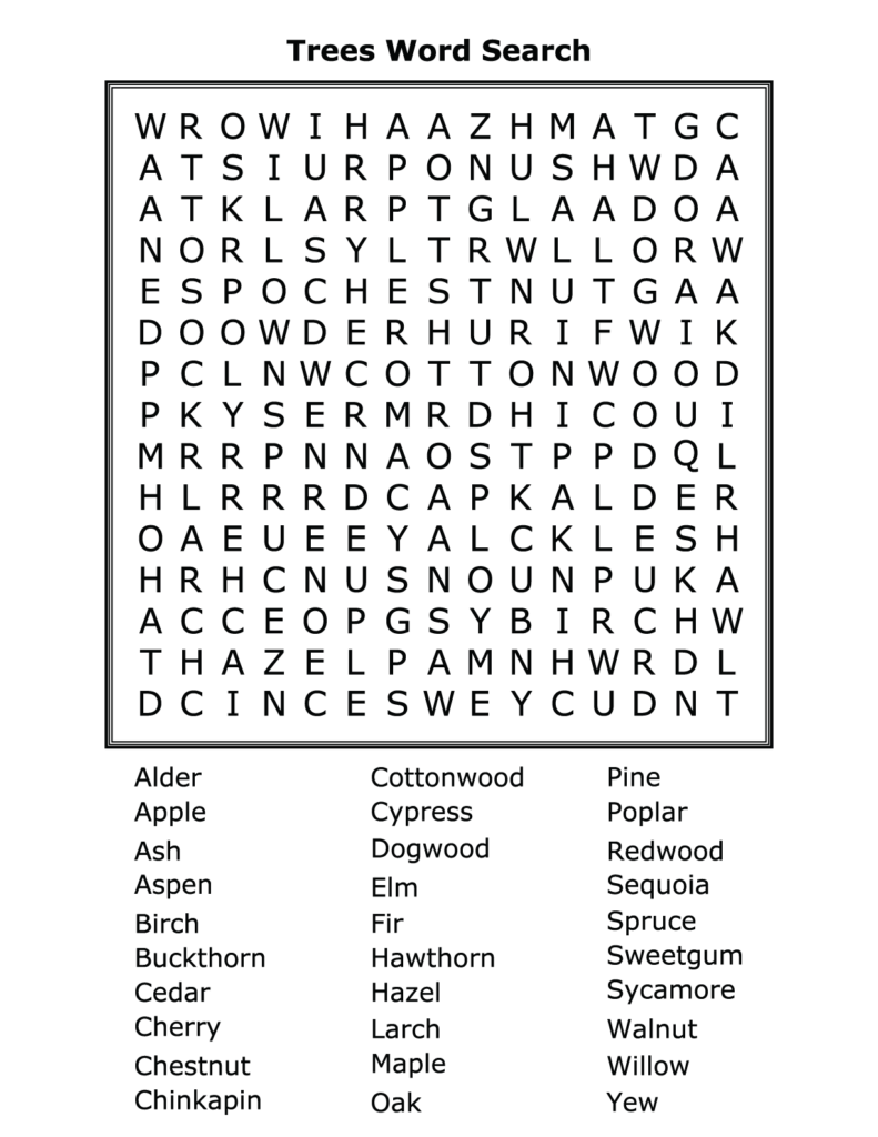 10 Free Printable Word Search Puzzles 10 Free Printable Word Search Puzzles