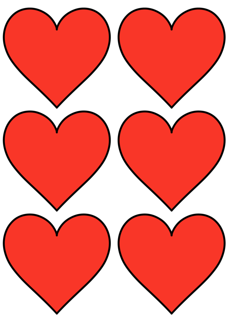 12 Free Printable Heart Templates Cut Outs - Freebie Finding Mom ...