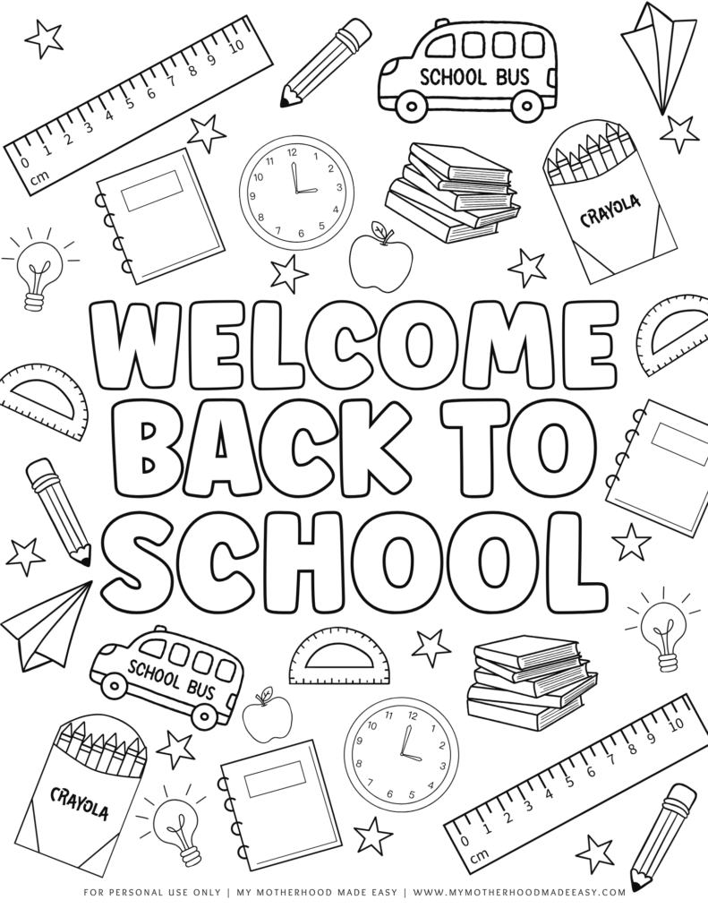 13 free back to school coloring pages pdf – Artofit 13 free back to school coloring pages pdf – Artofit