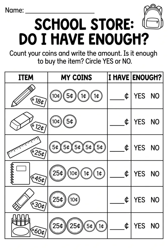 15 Free 2nd Grade Money Worksheets — Nifty Worksheets