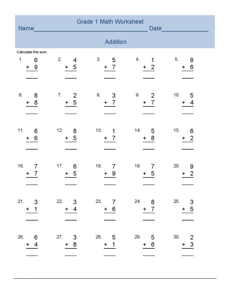 1st Grade Math Worksheets – Worksheets Library 1st Grade Math Worksheets - Worksheets Library