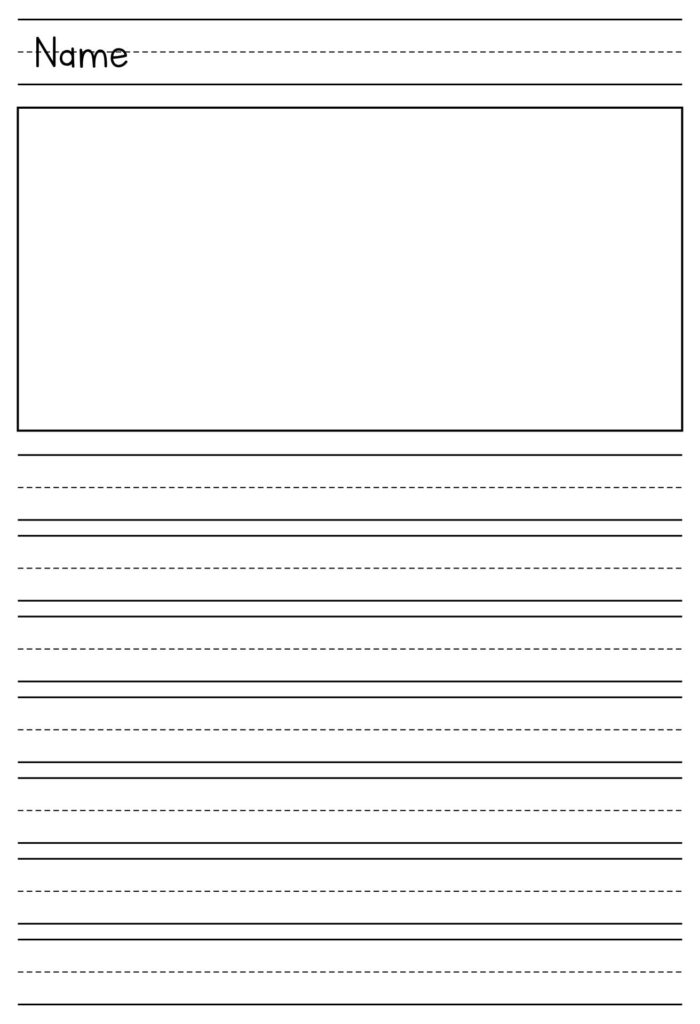 1st Grade Writing Paper Free - Printable Worksheets