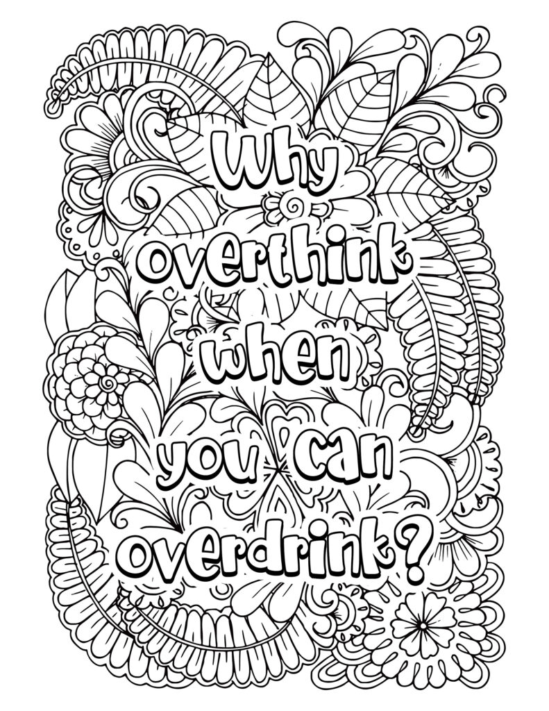 20 Funny Adult Coloring Book Printable Pages - Etsy